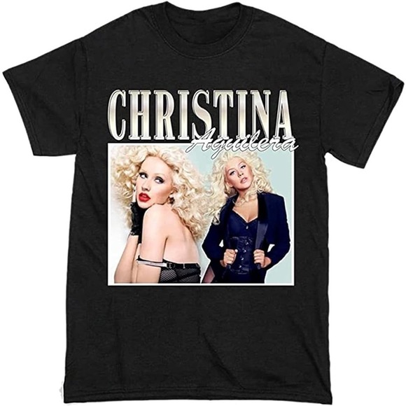 Jasper
D Other - Christina Aguilera Retro Music Graphic Unisex Fan Tee T-Shirt